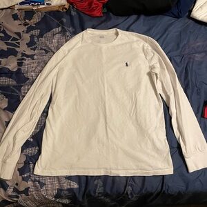 Polo Ralph Lauren White Long Sleeve Tee